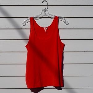 NORDSTROM Bright Red Flowy Tank Top
